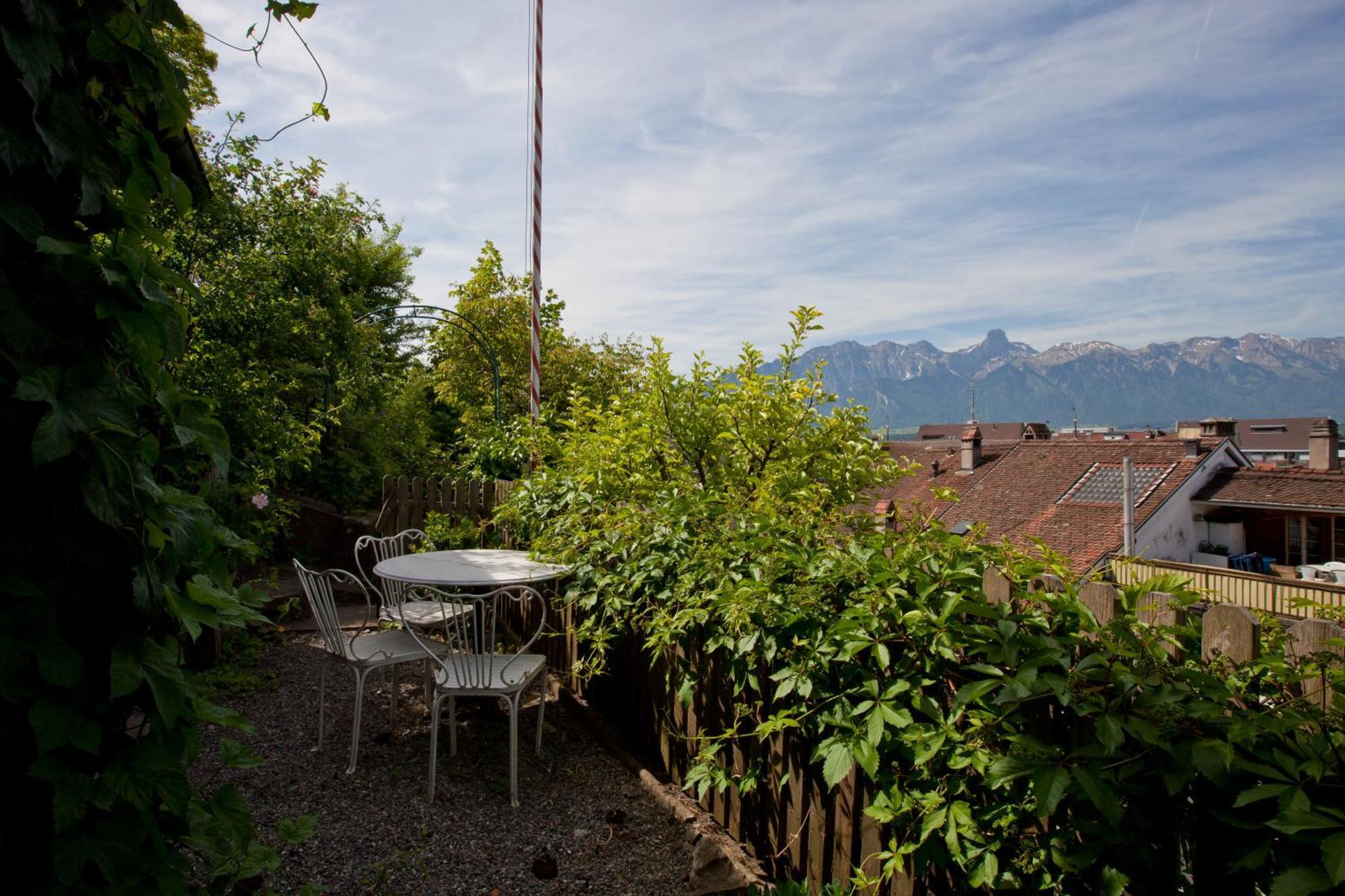 Hotel Restaurant Schwert Тун Экстерьер фото